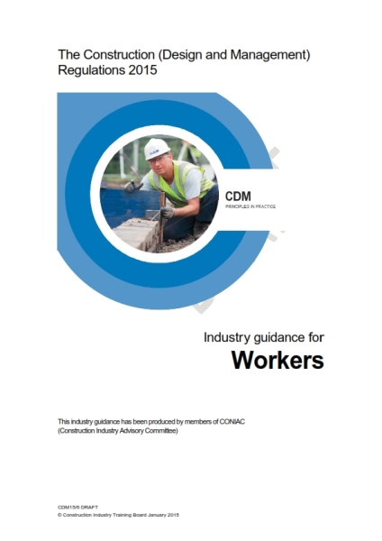 CDM2015 industry guidance workers